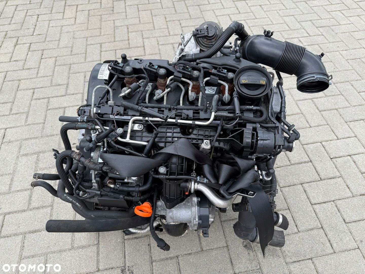 SILNIK KOMPLETNY 1.6 TDI CAY AUDI VW SEAT SKODA 158 tyś km 60DNI GWAR - 8