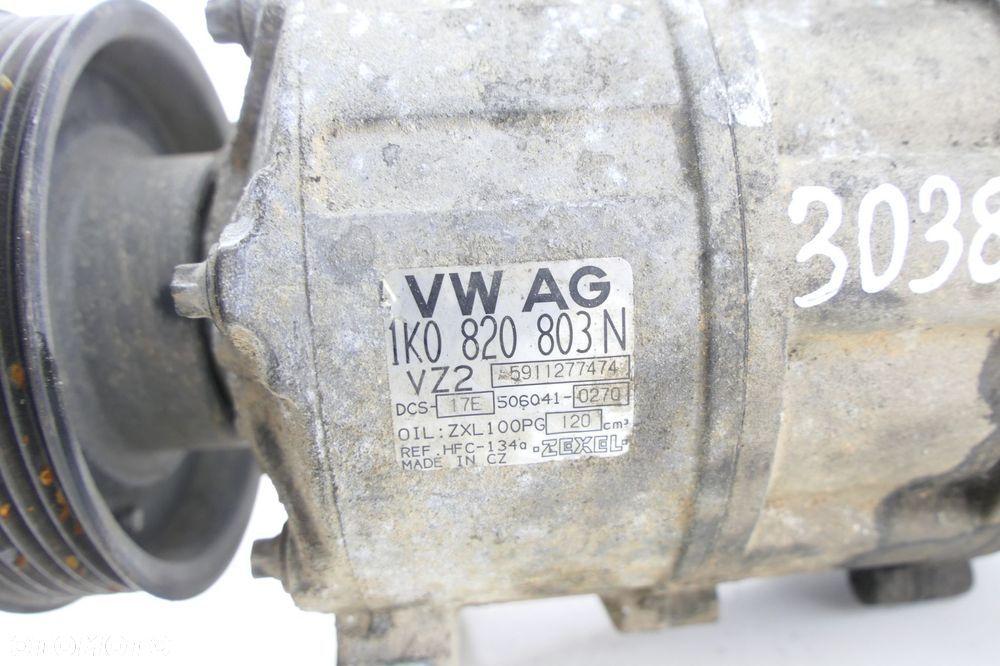 Sprężarka Klimatyzacji VW PASSAT B6 AUDI A3 8P 1.6 1.9 2.0 TDI 1K0820803N - 8