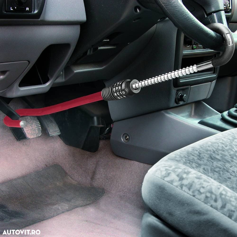 Antifurt auto pentru volan si ambreiaj ajustabil cu cifru Carpoint - 2