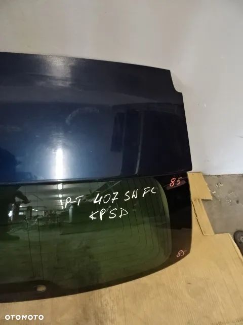 SZYBA KLAPY TYLNA PEUGEOT 407 SW LIFT LAK:KPSD NR85 - 9