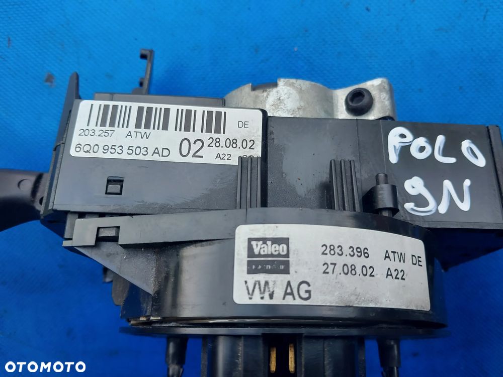 Przełącznik zespolony manetki Volkswagen Polo IV 9N Seat Ibiza Transporter 6Q0953503AD zwijak airbag taśma poduszki powietrznej przełącznik pod kierownice kierunkowskazów - 4