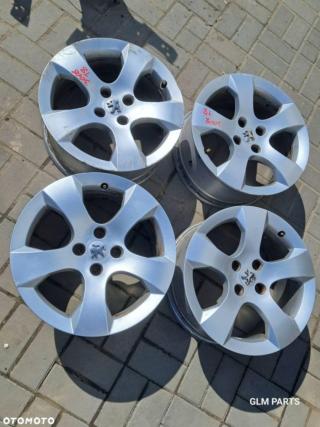 Peugeot 3008 I FELGI Aluminiowe 17" 9684883880 4x108 ET29 - 1