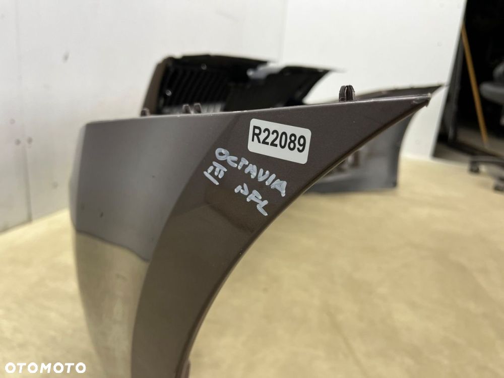 Zderzak przedni Skoda Octavia 3 III 12-16r. Przedlift przód 5E0807221 - 15