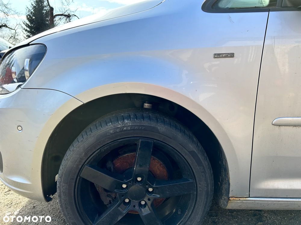 VW TOURAN II 10-15r ZDERZAK MASKA PAS PRZÓD BŁOTNIK 6xPDC LAMPA LA7W TDI - 9