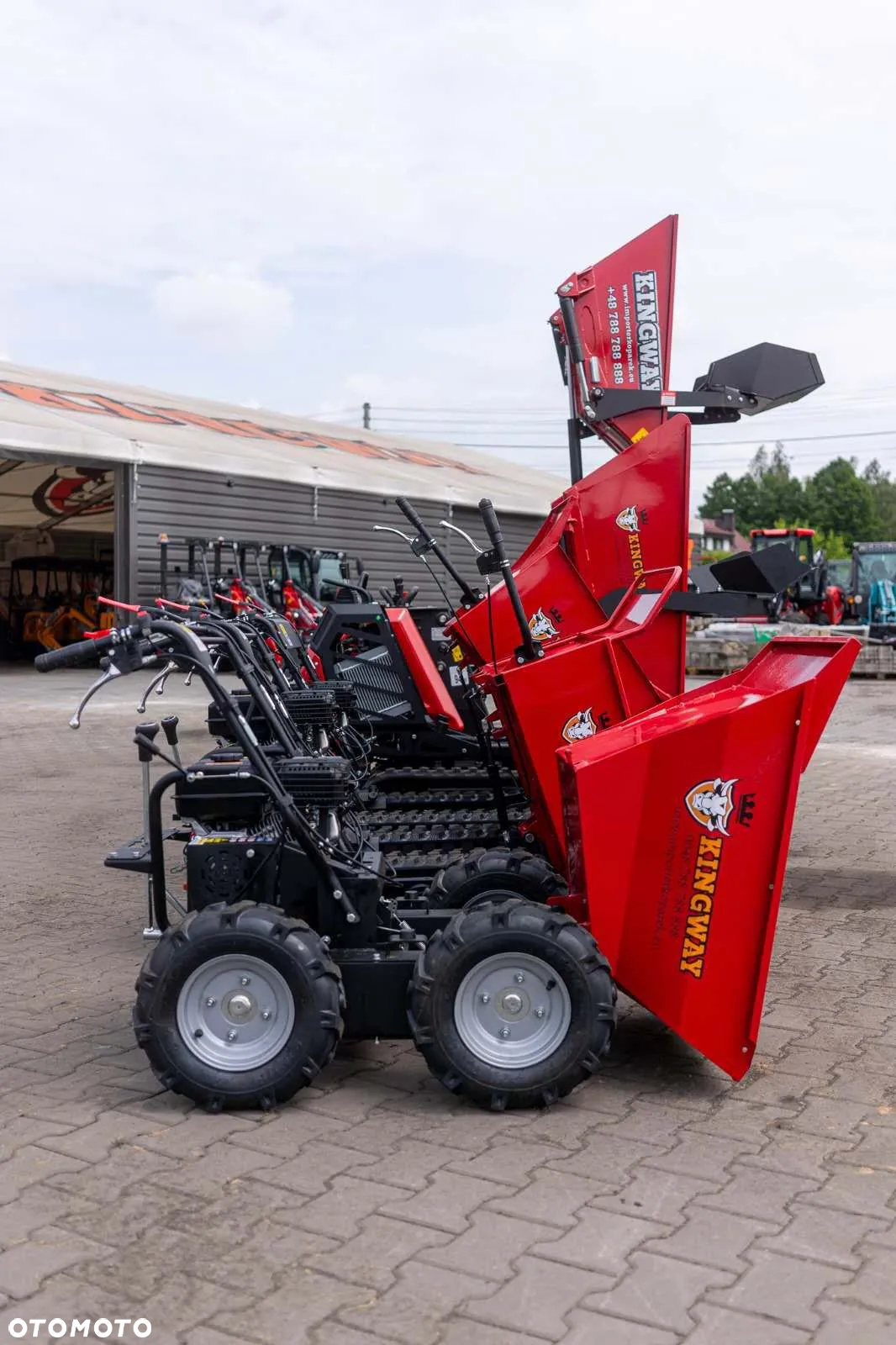 Kingway Taczka spalinowa W300 kołowa - 10