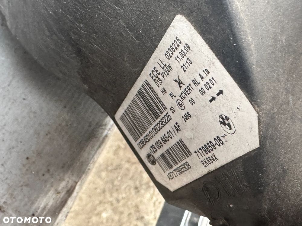 Przód kompletny BMW X6 E71 3.0d PDC xenon ring czarny 475/9 maska zderzak błotnik lampa chłodniceOE - 8