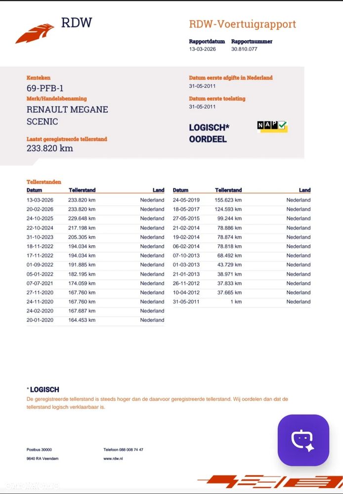 Renault Scenic 1.6 16V 110 TomTom Edition - 26