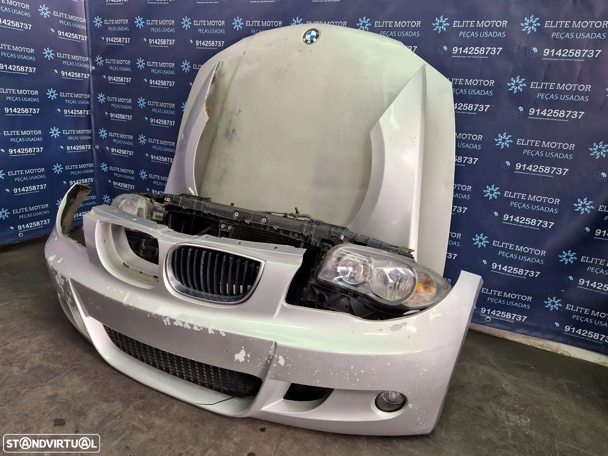 Frente completa usada BMW SERIE 1 PACK M E87 E81 118D capot parachoques oticas guardalamas - 1