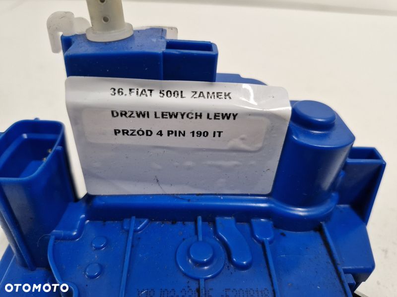 FIAT 500L 500 L ZAMEK DRZWI LEWY PRZÓD PRZEDNI 4 PIN EU 52018118 - 6