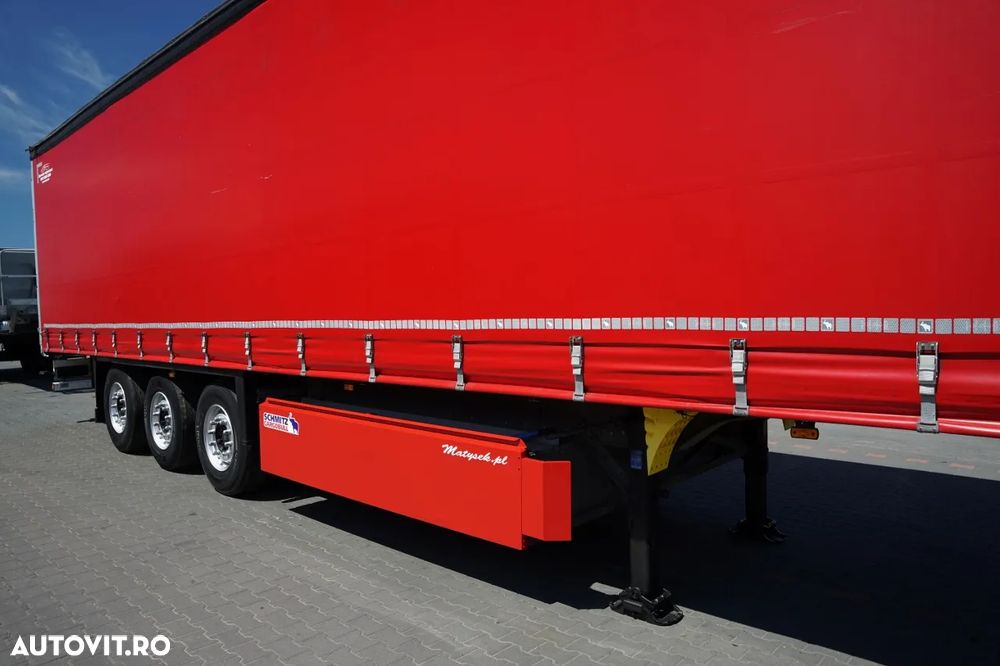Schmitz Cargobull CORTINĂ / AXĂ RIDICATĂ / ACOPERIȘ RIDICAT / CONTENIER PENTRU PALEȚI - 9