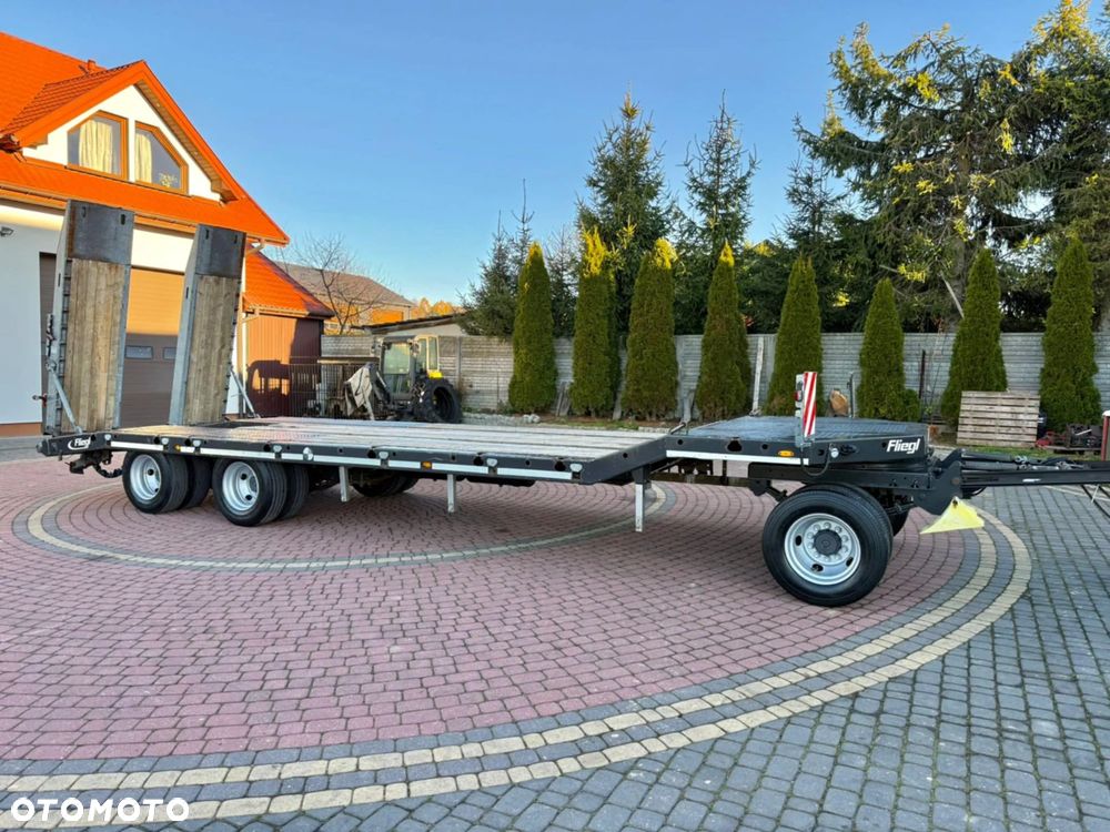 Fliegl DTS 300 *NISKOPODWOZIOWA, NAJAZDY HYDRAULICZNE, 3 osiowa, LAWETA, 2018ROK* - 3