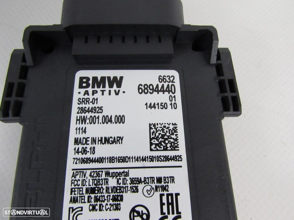 Sensor de radar / Proximidade/ SSR Seminovo/ Original BMW 7 (G11, G12)/BMW 5 (G3... - 3