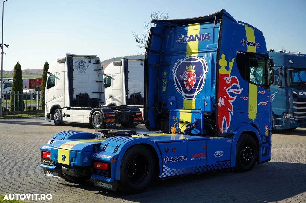 Scania S 520 / V8 / RETARDER / I-PARK COOL / COMPLET AIRMATIC / PIELE / ANVELOPE 100% - 8