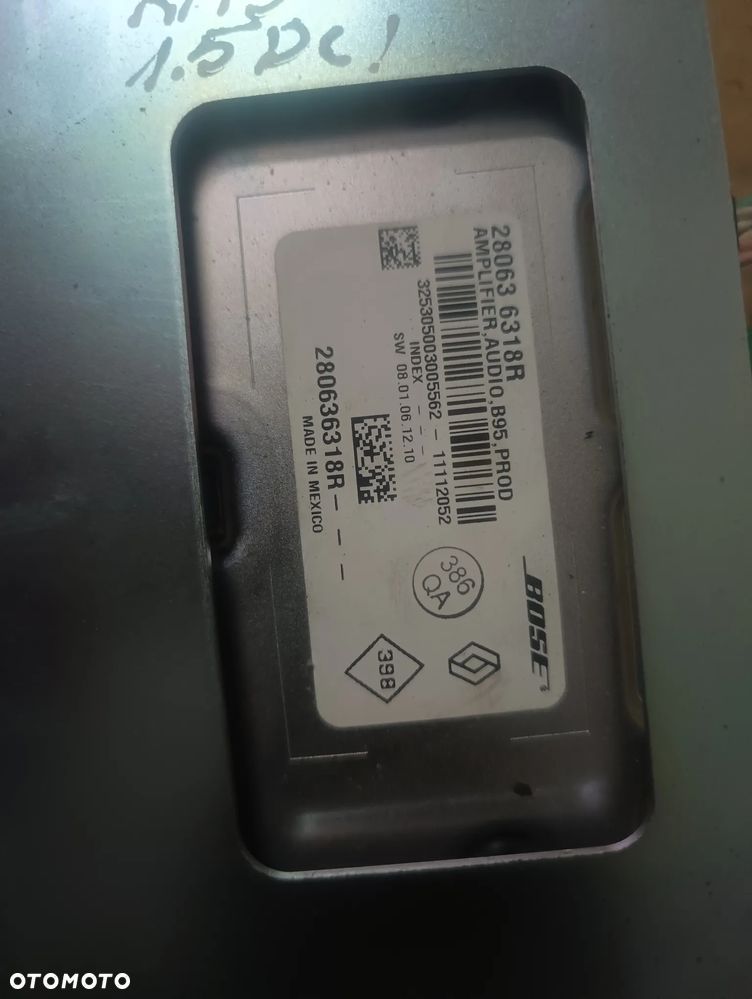 RENAULT SCENIC III MEGANE III WZMACNIACZ BOSE 280636318R - 2