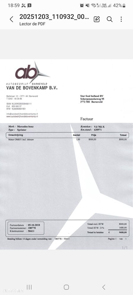 Mercedes-Benz Sprinter 313 CDI (BlueTec) 906.231 BlueEFFICIENCY - 14