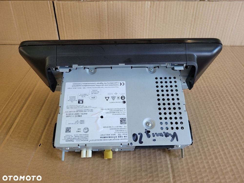 CZYTNIK NAVI SKODA SCALA RADIO WYSWIETLACZ KAMIQ 654035871B - 4