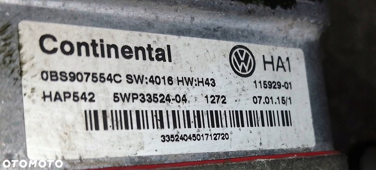 VW PASSAT B7 DYFERENCJAŁ MOST TYŁ TYLNY MODUŁ HALDEX 5WP335204, 0BS907554C - 5