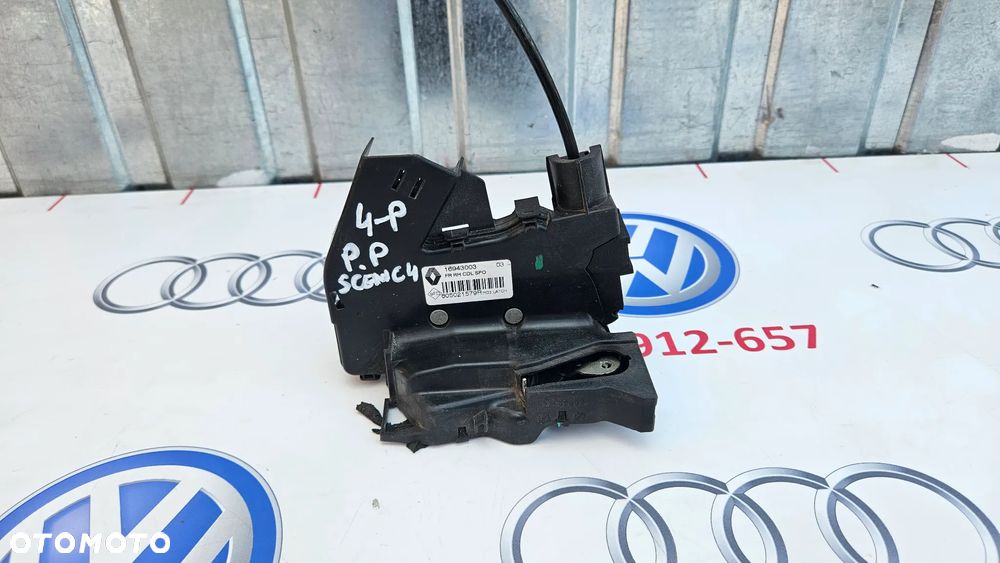 Renault Scenic 4 IV Zamek kompletny przedni prawy 4 PINY Zamek drzwi przód prawy 805021579R - 3