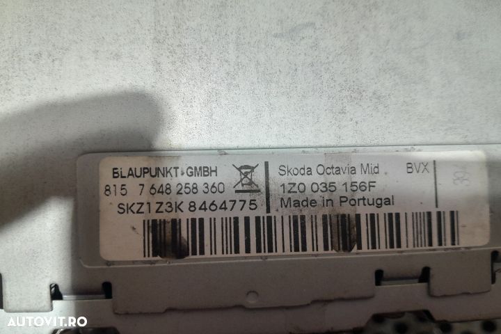 Navigatie auto 1Z0035156F 1Z0035156F Skoda Octavia 2 [facelift] [2008 - 5