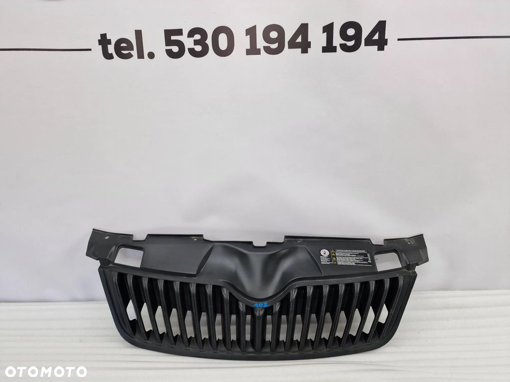 SKODA FABIA II LIFT 09-13 ATRAPA / GRILL PRZEDNI PRZÓD , NR 5J0853688B , NR AUKCJI GR102 - 1