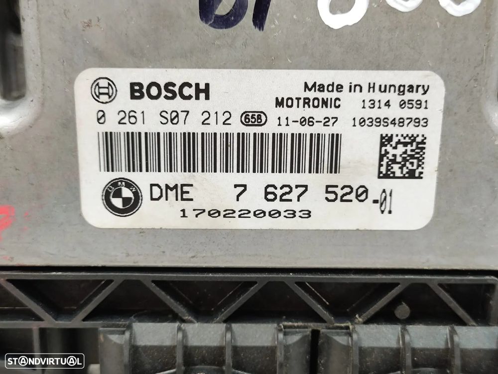 Centralina Bosch Original BMW Mini 1.6i 16v THP N16B16 7627520 0261S07212 2006 - 2013 - 6