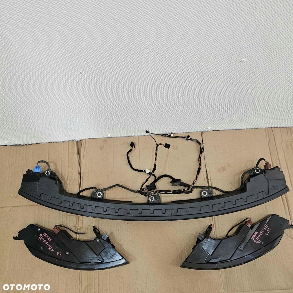 porsche taycan 9j1 lampa led blenda tył tylna lewa prawa eu - 9