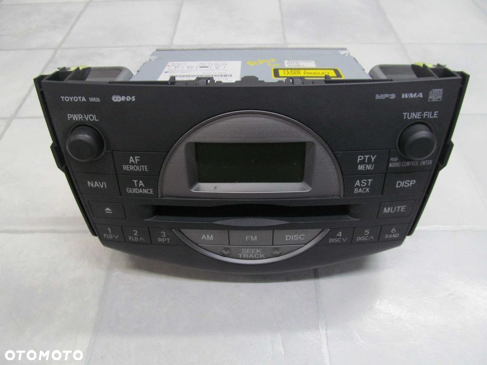 TOYOTA RAV4 RADIO RADIOODTWARZACZ CD MP3 86120-42140 05-12 - 1