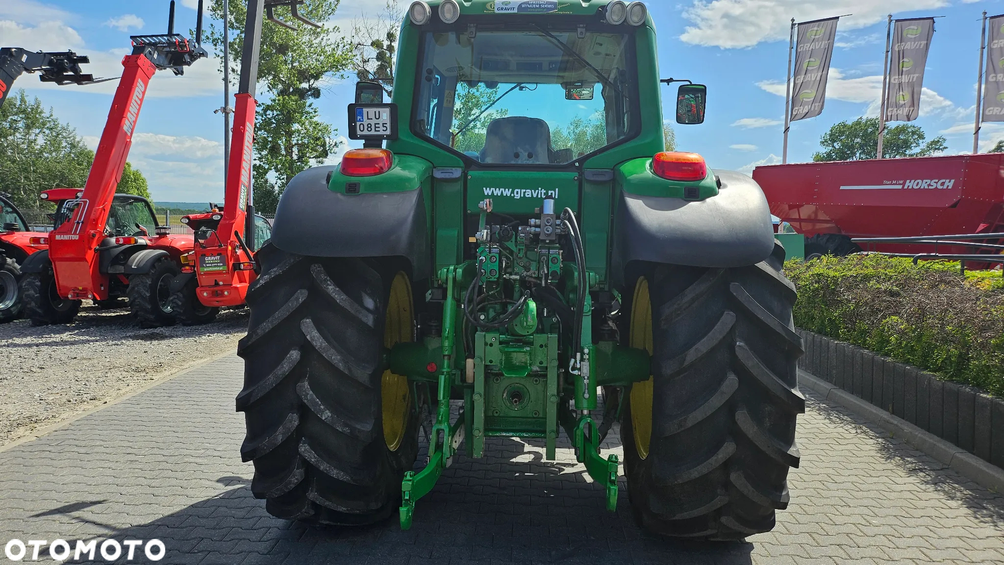 John Deere JD 6830 Premium + ładowacz, 6 cyl, nowe opony, pneumatyka, stan bdb! - 9