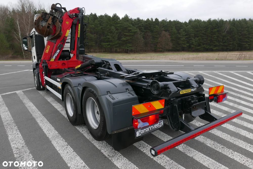 MAN MAN TGS 28.440 6X2 TGA + PALFINGER EPSILON PALIFT HAKOWIEC Z HDS Z DŹWIGIEM DO ZŁOMU KONTENERÓW ODPADÓW - 35