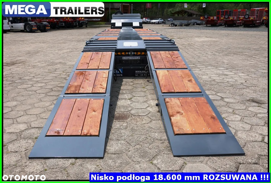 Mega Nisko-podwoziowa dł. 18,60 Mm, ROZSUWANA - KONTENERY 20, 30, 40 Ft !!! - 19