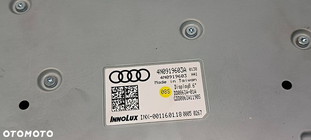 WYŚWIETLACZ PANEL AUDI A8 L D5 4N 4N0919603A - 3