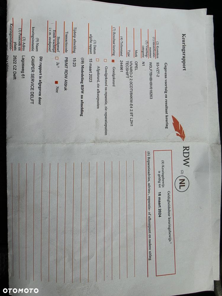 Opel Vivaro brygadówka dubelt - 21