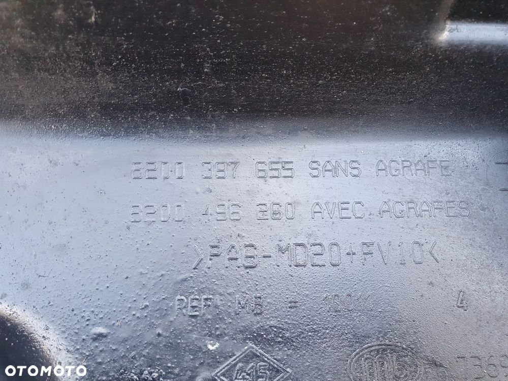 Renault Master II 2.5 OSŁONA POKRYWA GÓRNA SILNIKA 8200397655 - 3