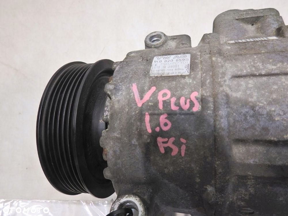 SPRĘŻARKA KLIMATYZACJI VW GOLF V PLUS 1.6 FSI 1K0820859S 7SEU17C - 2
