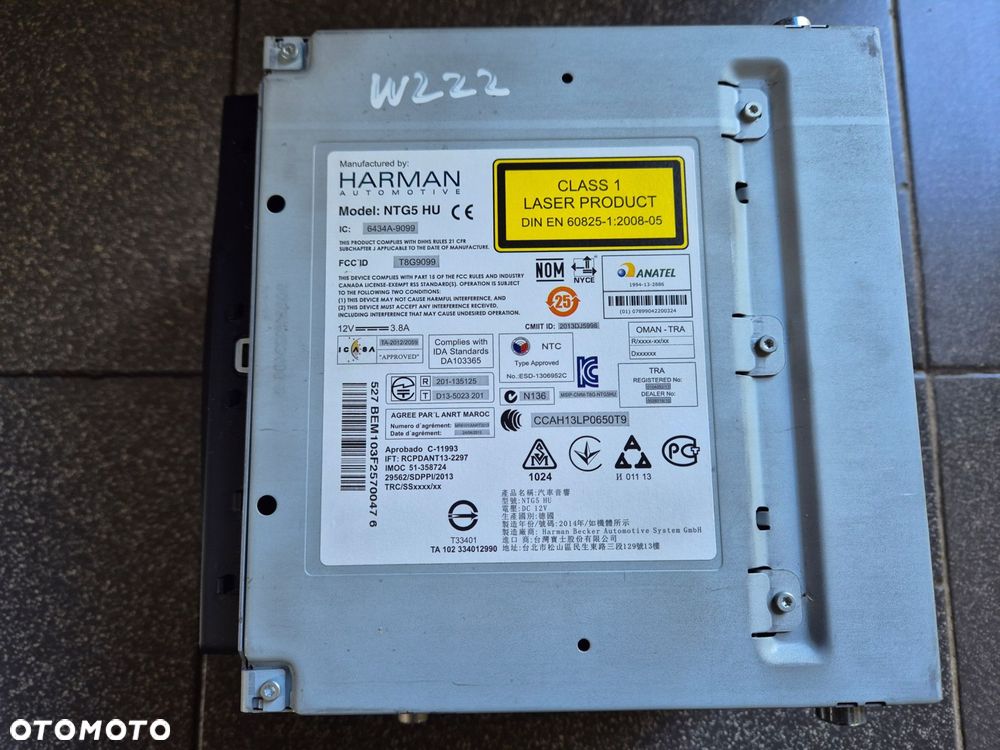 nawigacja ntg5 mercedes w222 2179002002 - 2