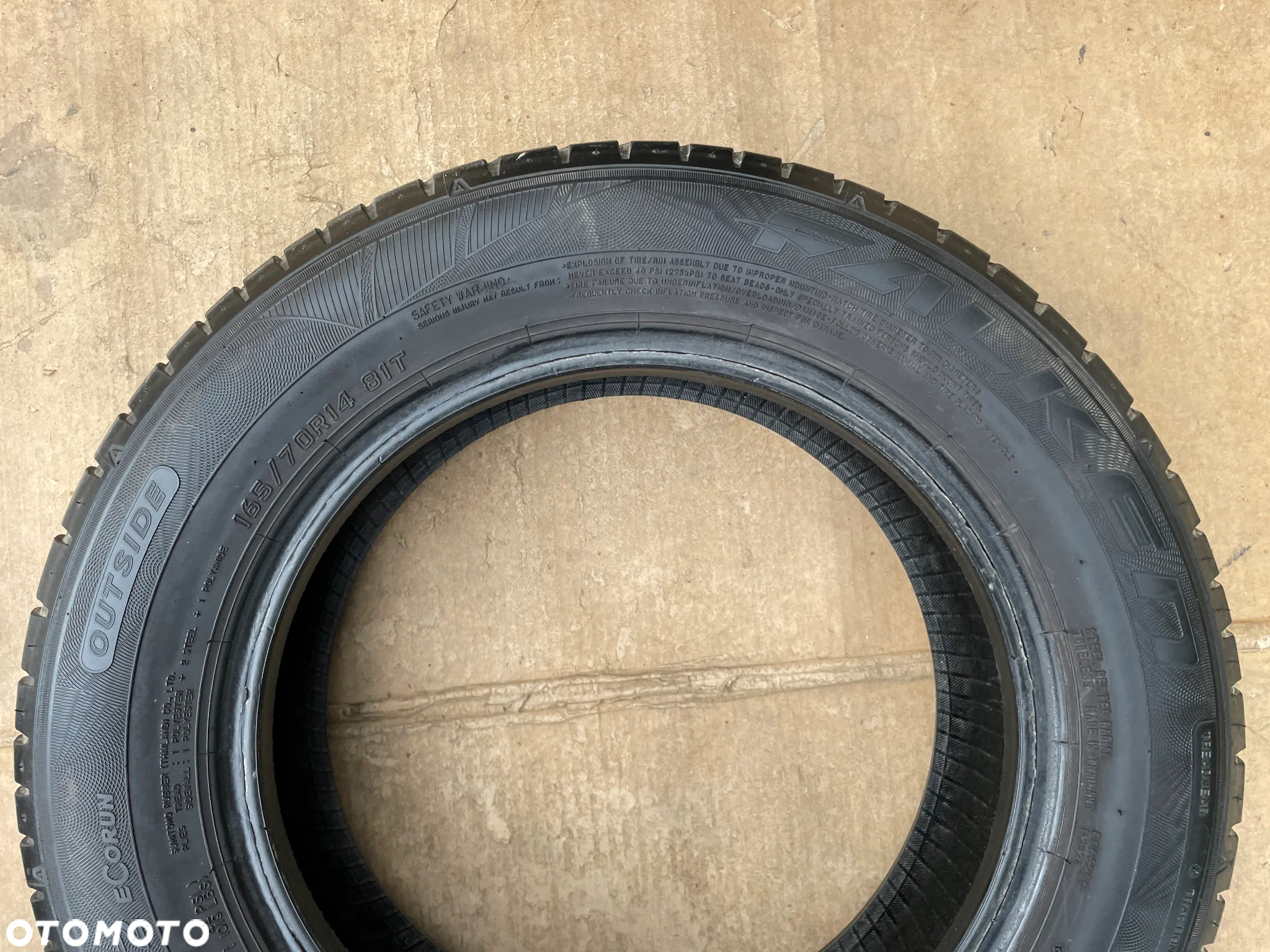165/70 R14 81T OPONY LETNIE FALKEN SINCERA SN832 ECORUN 4 SZTUKI KOMPLET ŁADNE - 2
