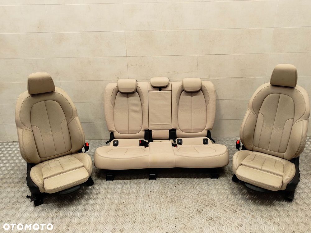 BMW X1 F48 ŚRODEK FOTELE KANAPA BOCZKI TAPICERKA SKÓRA ELEKTRYKA PAMIĘĆ - 1