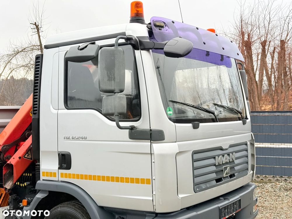 MAN MAN TGL 12-240 Kiper Wywrotka 4x2 Kran PALFINGER PK 12500 BARDZO DOBRY STAN - 25