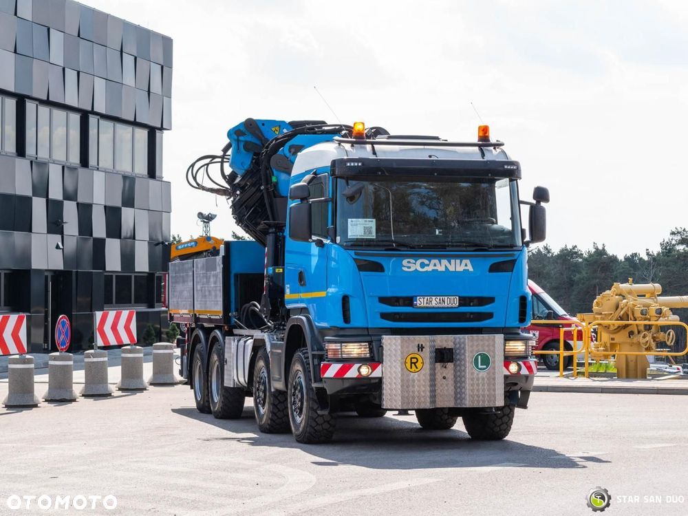 Scania G440 8x8 PALFINGER PK 100002 HDS Żuraw Fly Jib Wciągarka - 13
