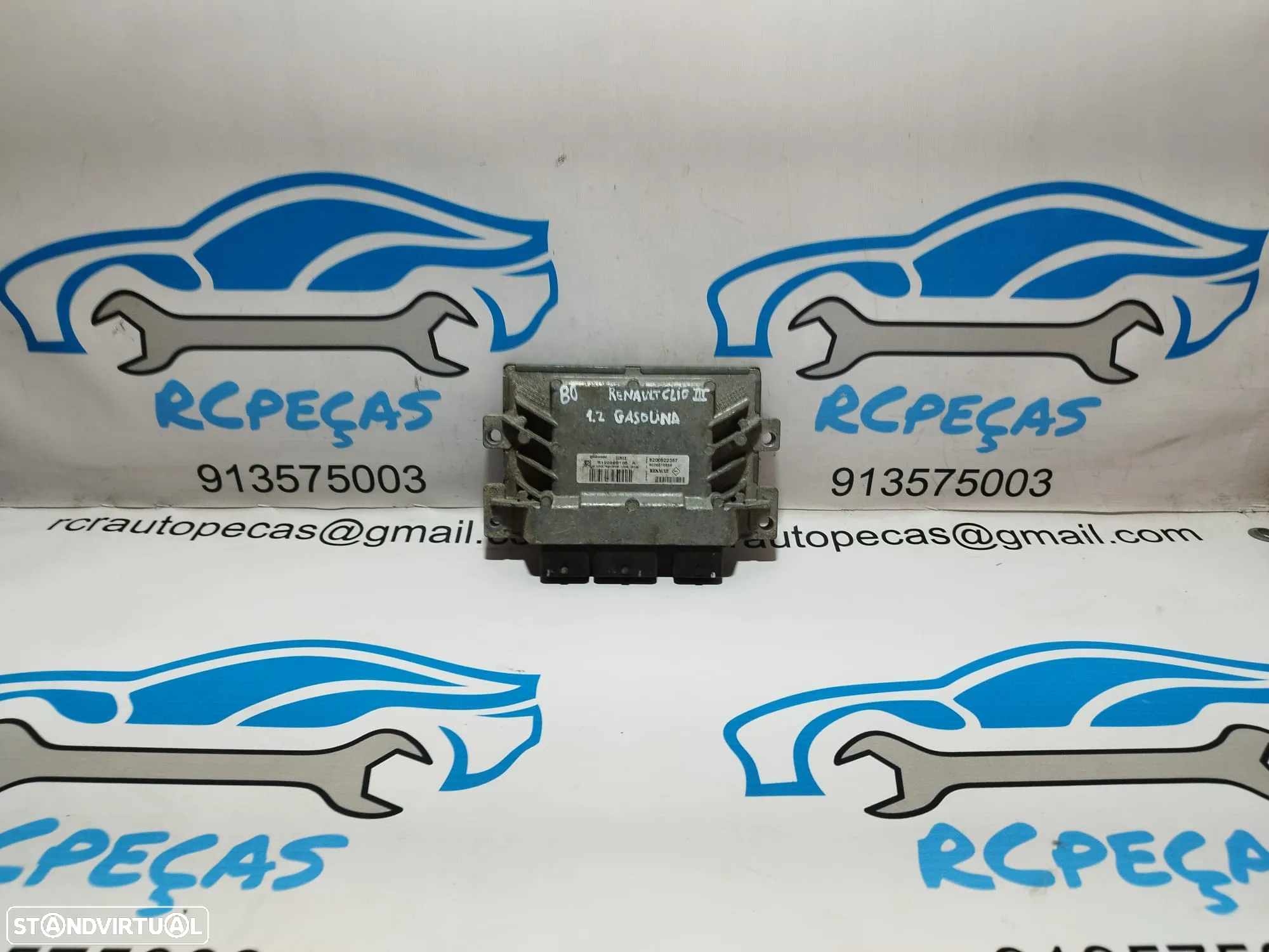 CENTRALINA ECU MOTOR RENAULT CLIO III 3 MK3 1.2i 16V 8200522357 8200522357 S120200105 D4F 740 - 4