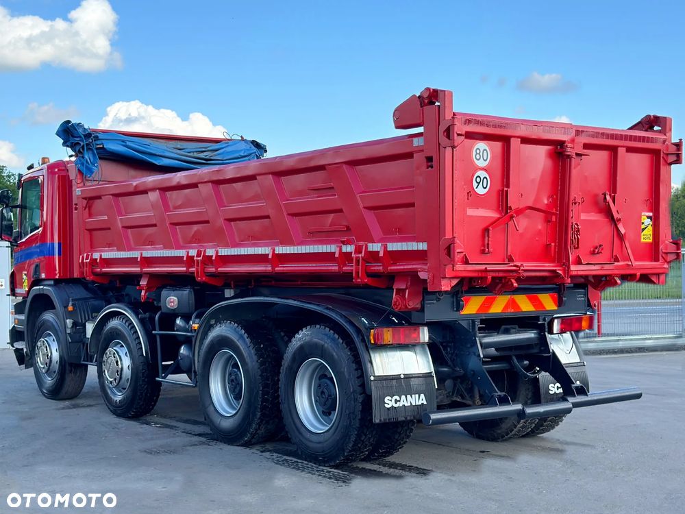 Scania P380 * WYWROTKA 6,10m + BORDMATIC * 8x4 - 8