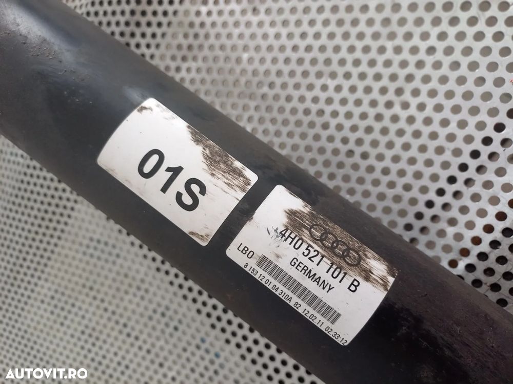 Cardan Audi A8 4H D4 An 2010-2011-2012-2013-2014-2015-2016-2017 3.0 Tdi Quattro Cod 4H0521101B Dezmembrez Audi A8 4H D4 3.0 Tdi Motor CDT Cutie MXU An 2010-2011-2012-2013-2014-2015-2016-2017 Volan Stanga - Dezmembrari Arad - 7