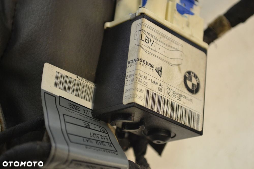 BMW E81 E84 E90 E92 Pompka Fotela Poduszka Lędźwiowa 7138788 + przełącznik - 5