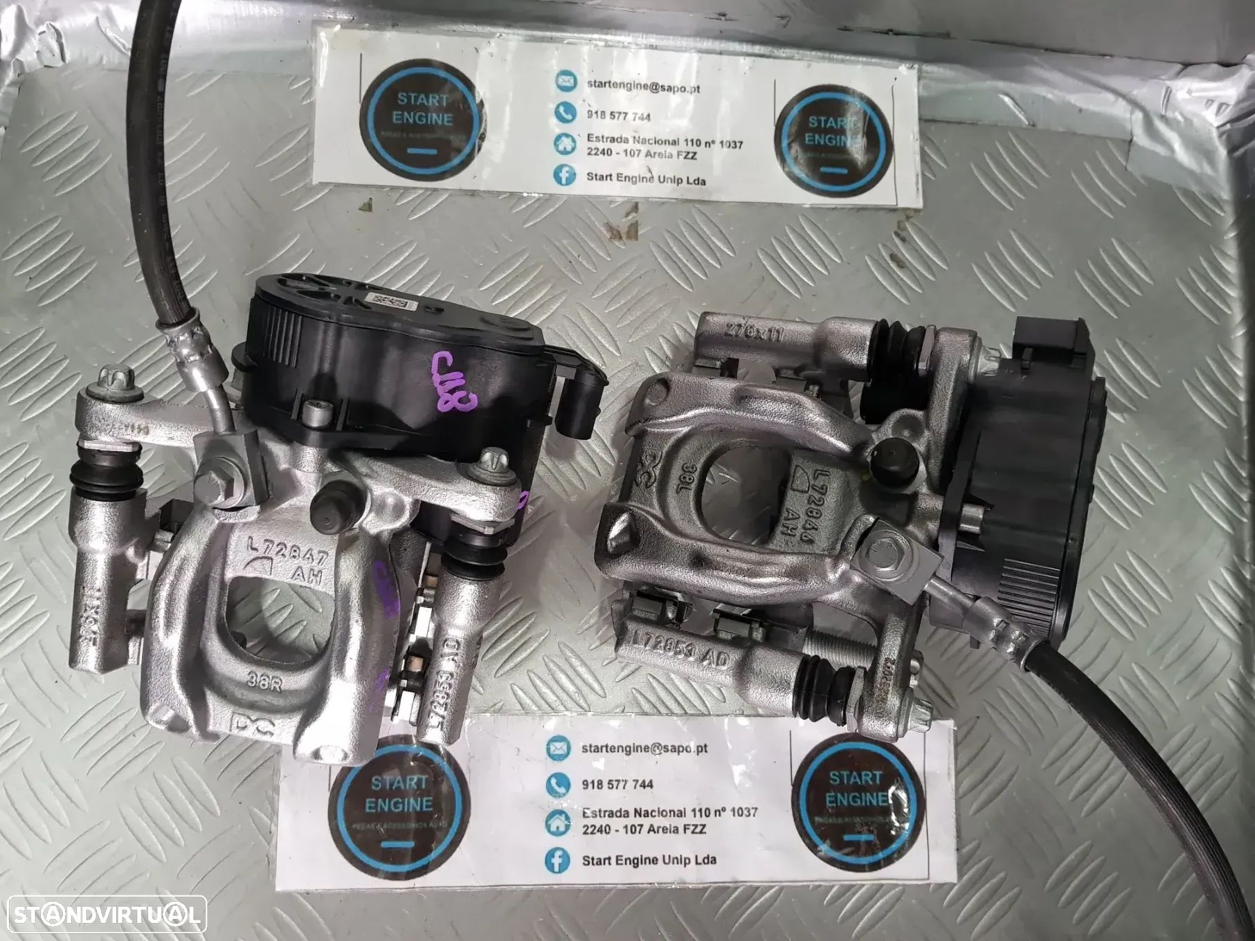 Pinças de Travão eletrico Bombas de travão Mercedes CLA W118 Classe a W177 B W247 GLX X247 2019-2023 - 1