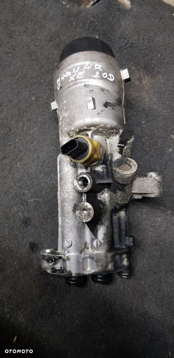 OBUDOWA PODSTAWA FILTRA OLEJU JAGUAR XF XE RANGER ROVER  2.0D G4D3-6714-C77A - 1