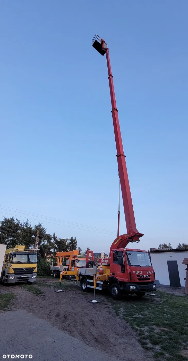 Iveco podnośnik koszowy 30 m Palfinger P300 KS Wumag WT zwyżka Ruthmann Bison TKA - 8