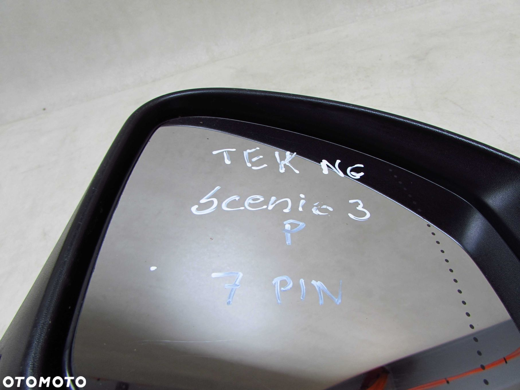 RENAULT GRAND SCENIC III 09-13 LUSTERKO PRAWE 7 PIN TEKNG EUROPA - 7