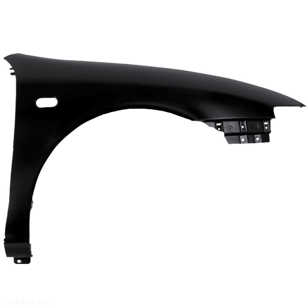 BLU Błotnik SEAT TOLEDO II 2 LC9Z Prawy Czarny 1999-2004 przód ocynk BlackMagic - 2