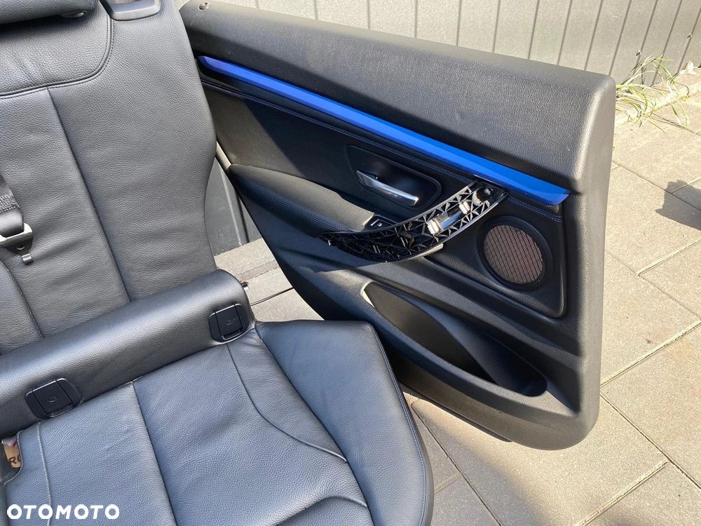 FOTELE TAPICERKA SKÓRA DAKOTA SCHWARZ BMW 3 GT F34 GRZANE M-PAKIET LED - 9