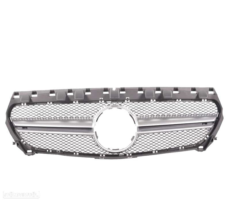 GRELHA FRONTAL MERCEDES CLA W117 13-16 LOOK AMG CROMADA - 1